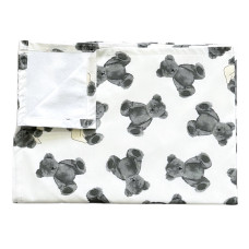 Непромокаюча пелюшка Ведмедики Сірий 100/70