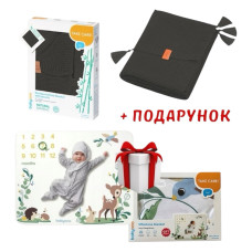 Одіялко бамбукове з бахромою (75 /100) (Чорний) + Флісовий фотоплед в подарунок/ 