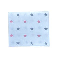 Пелюшка фланелева/байкова (Туреччина) Зірки Фіолетовий-Рожевий 100/80