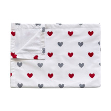 Непромокаюча пелюшка Сердечка Червоний 100/70