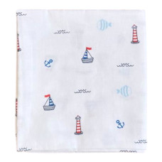 Муслінова пелюшка Кораблики 90/80