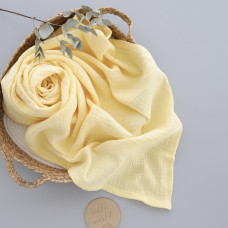 Мусліновий плед жатка Лимон 4 шари 130/100