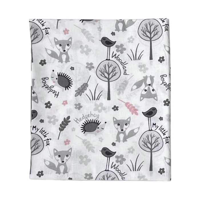 Бавовняна пелюшка Лисичка Сірий 90/80