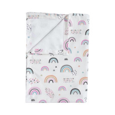 Пелюшка непромокаюча Веселка Рожевий 100/70