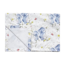 Пелюшка непромокаюча Зайчики Блакитний 100/70