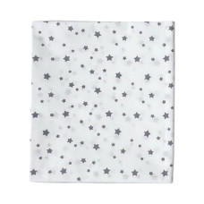 Бавовняна пелюшка Зірки Сірий дрібні 90/80