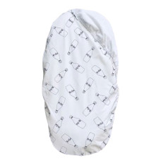 Непромокаюче простирадло на гумці в коляску Мілк 80/40