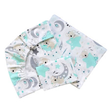 Комплект постільної білизни Коала М'ятний (підковдра 140*110, наволочка 40*60, простинка 120*60)