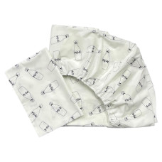 Простинка на гумці в ліжко 90/200/20 + наволочка 40/60 Мілк