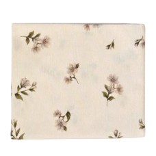 Пелюшка фланелева/байкова (Туреччина) Квіти Бежевий 90/80