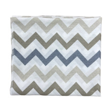 Бавовняна пелюшка Зігзаг Сірий 90/80