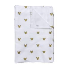 Непромокаюча пелюшка Міккі золото (гліттер) 100/70