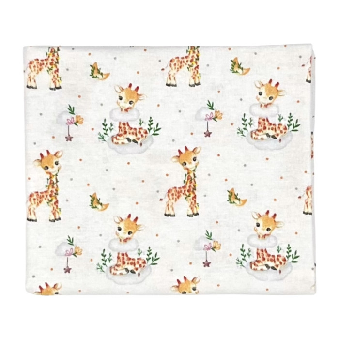 Пелюшка фланелева/байкова (Україна) Жираф хмаринка 90/80