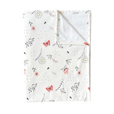 Непромокаюча пелюшка Квіти Метелик Рожевий 50/70