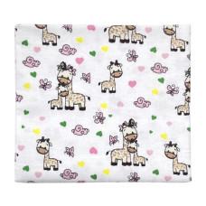 Пелюшка фланелева/байкова (Україна) Жирафи 90/80