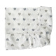 Простинка на гумці в ліжко Сердечка Сірий 120/60