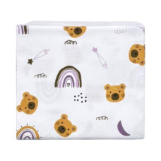 Пелюшка фланелева/байкова (Туреччина) Ведмедик Жовтий 100/80