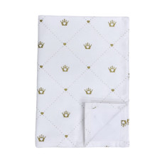 Пелюшка непромокаюча Корони Золотий (гліттер) 100/70