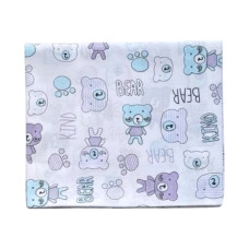 Ситцева пелюшка Ведмедики Фіолетовий 95/80