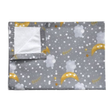 Непромокаюча пелюшка Місяць Хмаринка Сірий 100/70