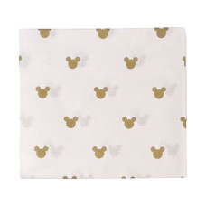 Бавовняна пелюшка Міккі золото (гліттер) 90/80