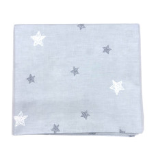 Бавовняна пелюшка Зірки на Сірому 90/80