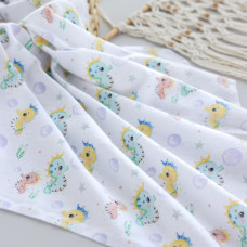 Пелюшка фланелева/байкова (Україна) Морський коник 90/80