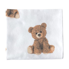 Пелюшка фланелева/байкова (Туреччина) Ведмедик Коричневий 90/80