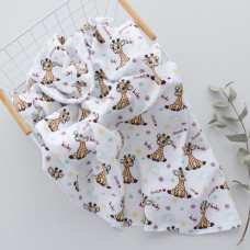 Пелюшка фланелева/байкова (Україна) Жираф baby 90/80
