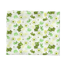 Ситцева пелюшка Собачки Зелений 95/100