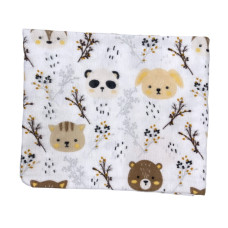 Пелюшка фланелева/байкова (Туреччина) Ведмедики Коричневий 90/80