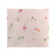 Бавовняна пелюшка Квіти на рожевому 90/80