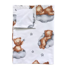 Непромокаюча пелюшка Ведмедик Коричневий на хмаринці 100/70