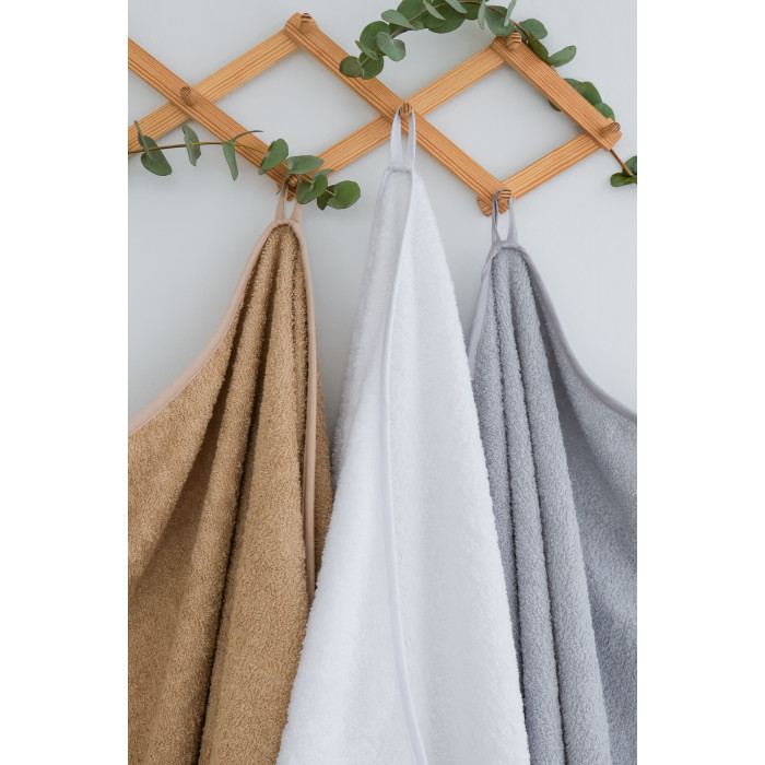 Рушник махровий Сірий 145/75