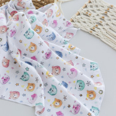 Пелюшка фланелева/байкова (Україна) Ведмедики Різнокольоровий 90/80