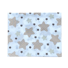 Ситцева пелюшка Зірки Бежеві Крупні 95/80