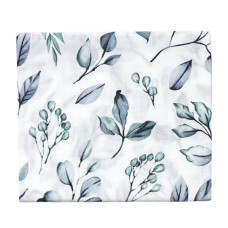 Муслінова пелюшка Гілочки Блакитний -Сірий 90/80