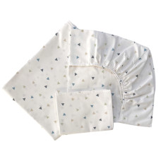 Комплект постільної білизни Трикутники (підковдра 140*110, наволочка 40*60, простинка 120*60)