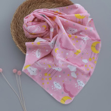 Пелюшка фланелева/байкова (Туреччина) Good night Рожевий 90/80