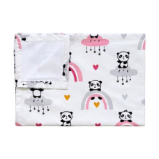 Пелюшка непромокаюча Панди Веселка Рожевий 50/70