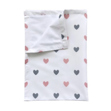 Непромокаюча пелюшка Сердечка Рожевий 100/70
