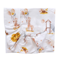 Простинка на гумці в ліжко Зоопарк 120/60