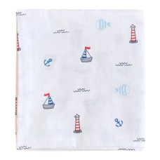 Муслінова пелюшка Кораблики 100/80