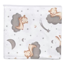 Пелюшка фланелева/байкова (Туреччина) Ведмежа на хмаринці 90/80