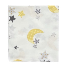Бавовняна пелюшка Місяць Жовтий 90/80