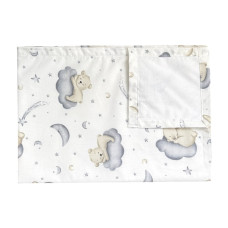 Непромокаюча пелюшка Звірята на Сірій хмаринці 100/70