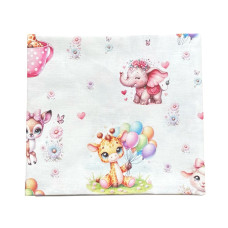 Бавовняна пелюшка Жирафи 90/80