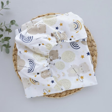 Простинка на гумці в ліжко Ведмедики Бежевий 120/60