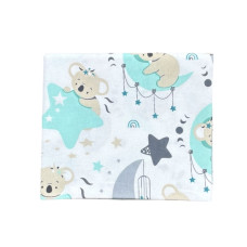 Пелюшка фланелева/байкова (Туреччина) Коала М'ятний 100/80