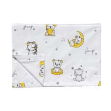 Пелюшка непромокаюча Ведмедики Місяць Жовтий 100/70